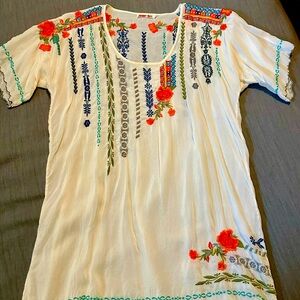 Johnny Was Mini dress/Tunic size Small